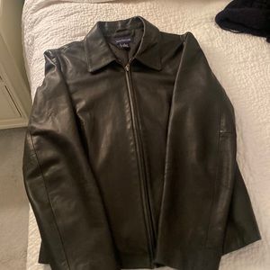 Ann Taylor classic leather jacket